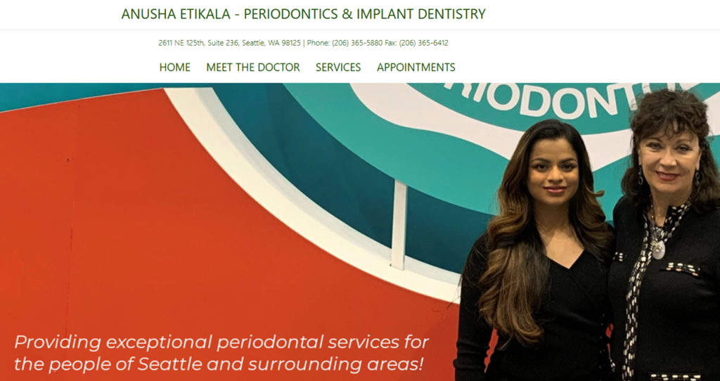dentist website